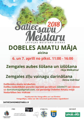 "Satiec savu meistaru" Dobeles Amatu mājā